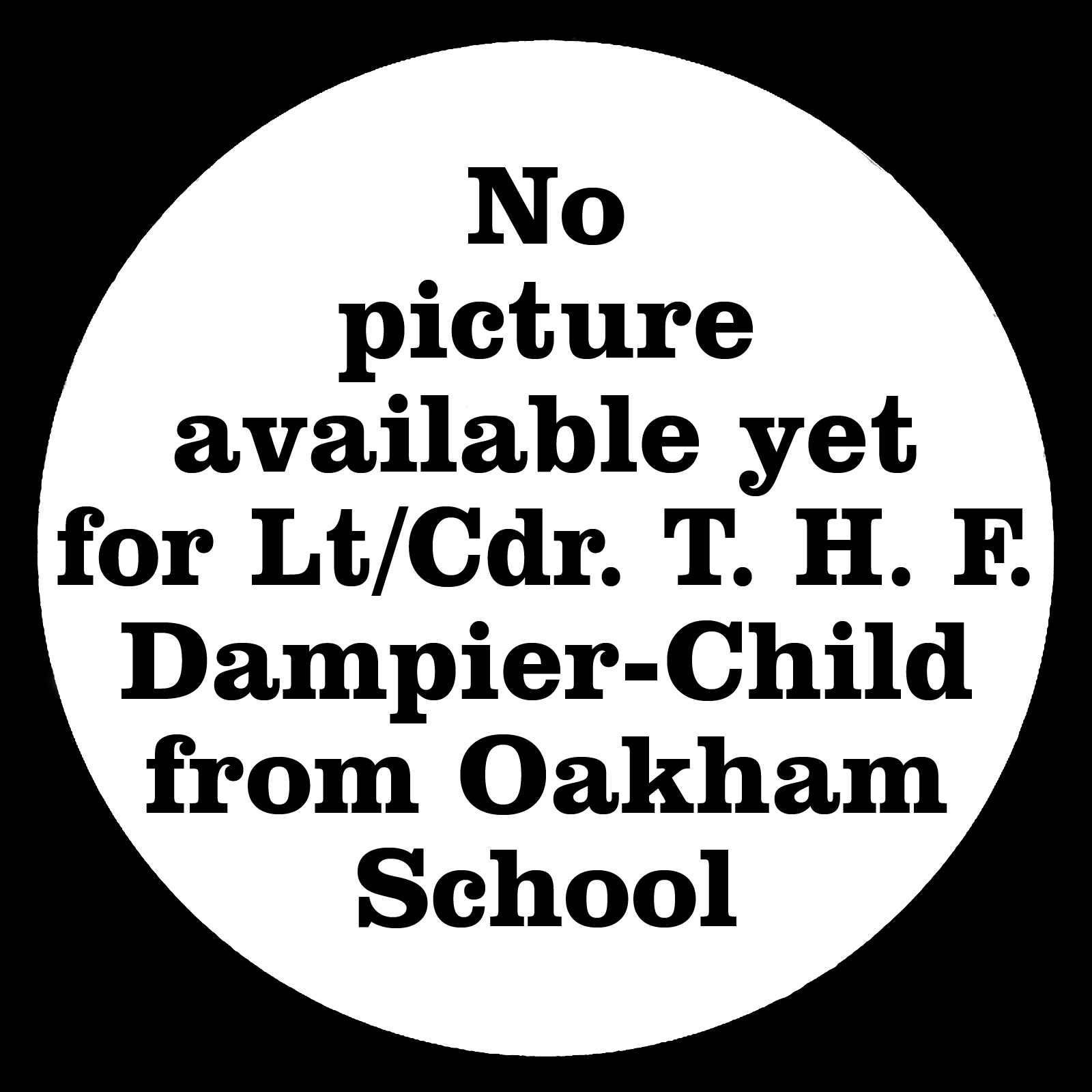 DAMPIER-CHILD Thomas Henry Fielder